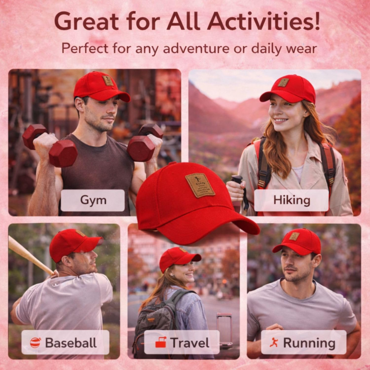 UrbanPair Unisex Baseball Cap - Image 70